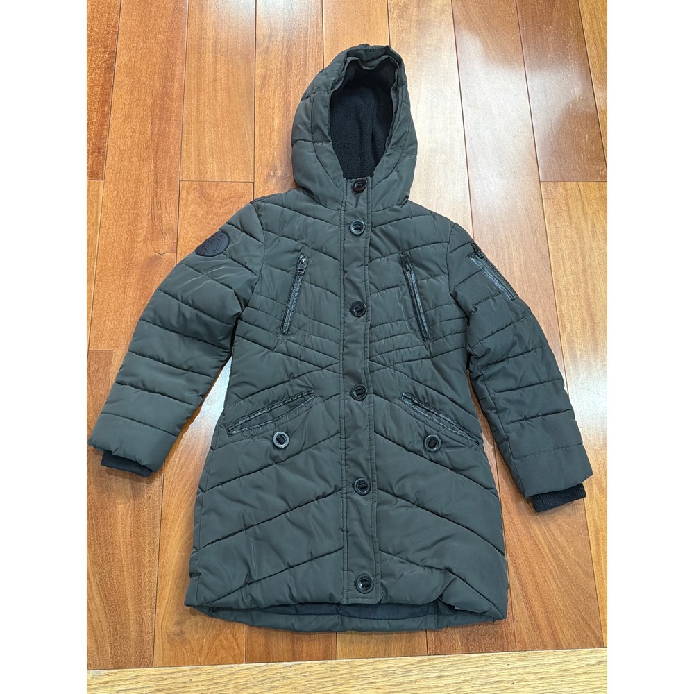 Diesel Kids Puffer Coat Hooded Quilted Zip Up Winter Jacket‎ Size 8